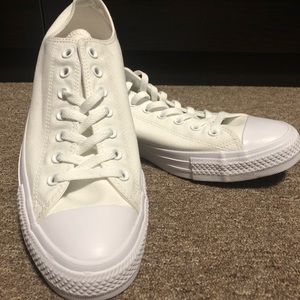 All white converse